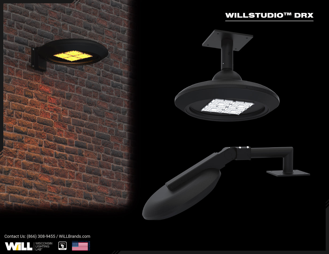 WILLSTUDIO DRX Wall, Ceiling & Sign Mount