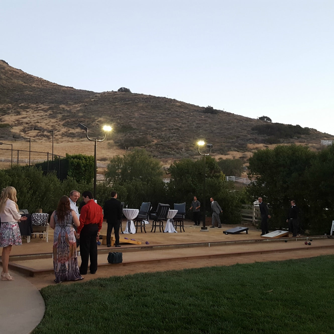 Backyard Horseshoe Pits & Bocce Court Wisconsin Lighting Lab, Inc. (WiLL)