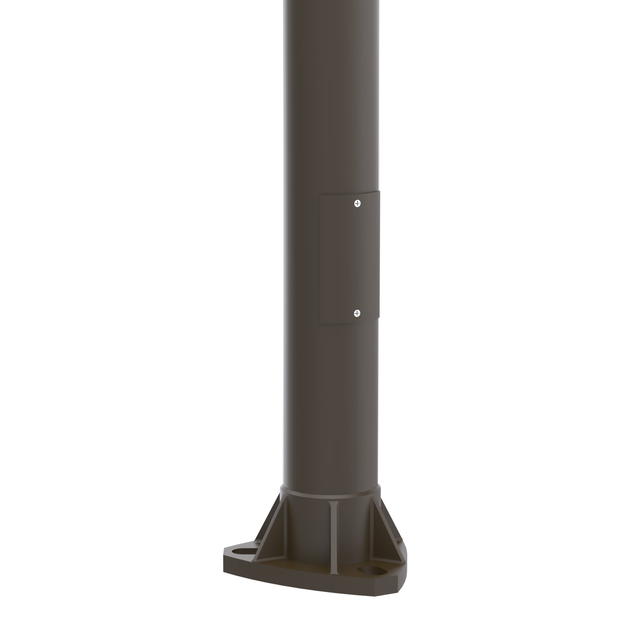 Round Tapered Aluminum 3-Bolt Base Light Poles – Wisconsin