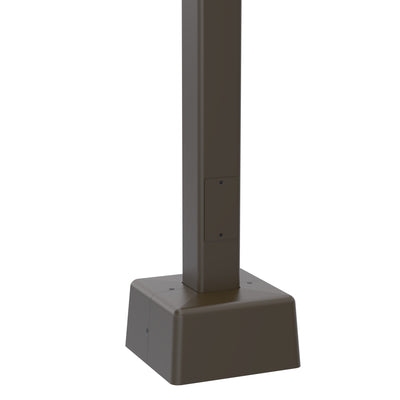 Square Tapered Steel External Hinged Light Pole