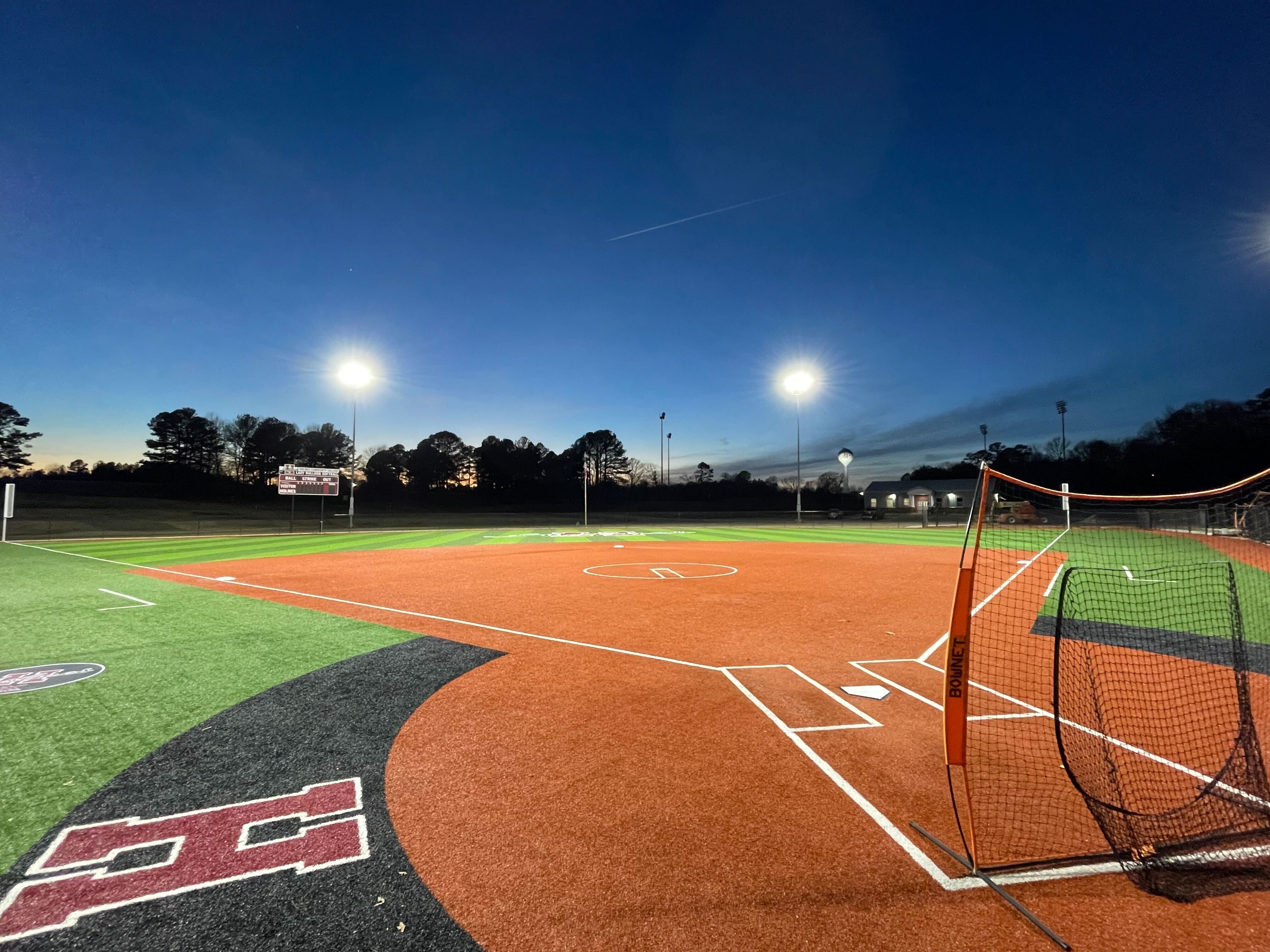 Holmes Community College Softball Field Lighting Goodman, Mississipp