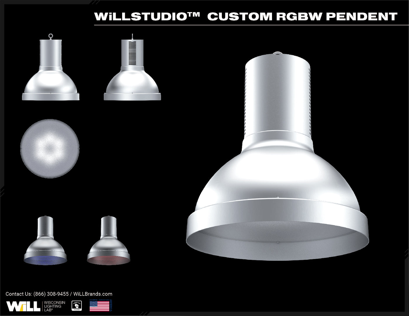 WiLLstudio Custom RGBW Pendent