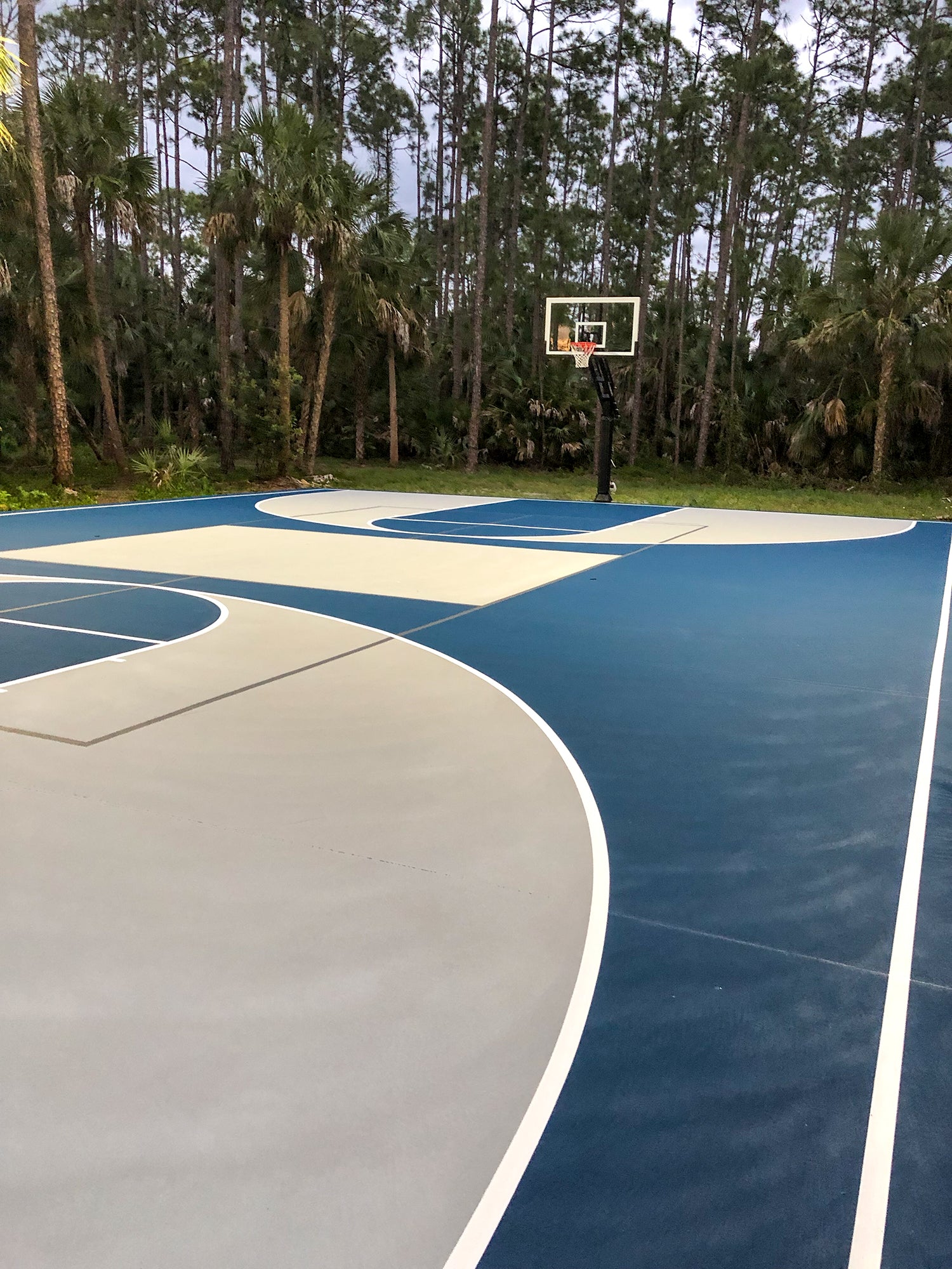 Picture of Private Residential Backyard Sports Court Lighting Application ...
