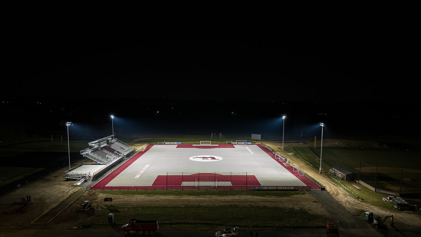 Faith Christian Academy Soccer Facility Lighting | Premium Sports LED Lighting Systems - Quakertown, PA