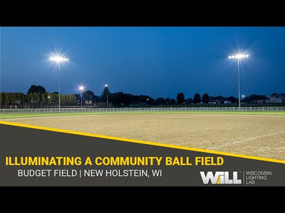 Lighting a Local Ball Field | WiLL's Budget-Friendly LED Lighting System for New Holstein, WI