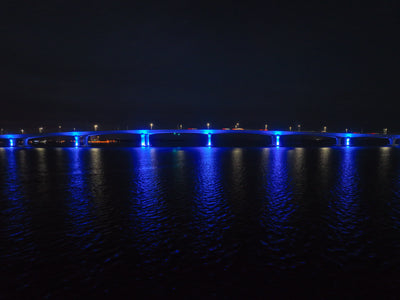 Panama City Hathaway Bridge Accent Light Upgrades | Panama City, Florida