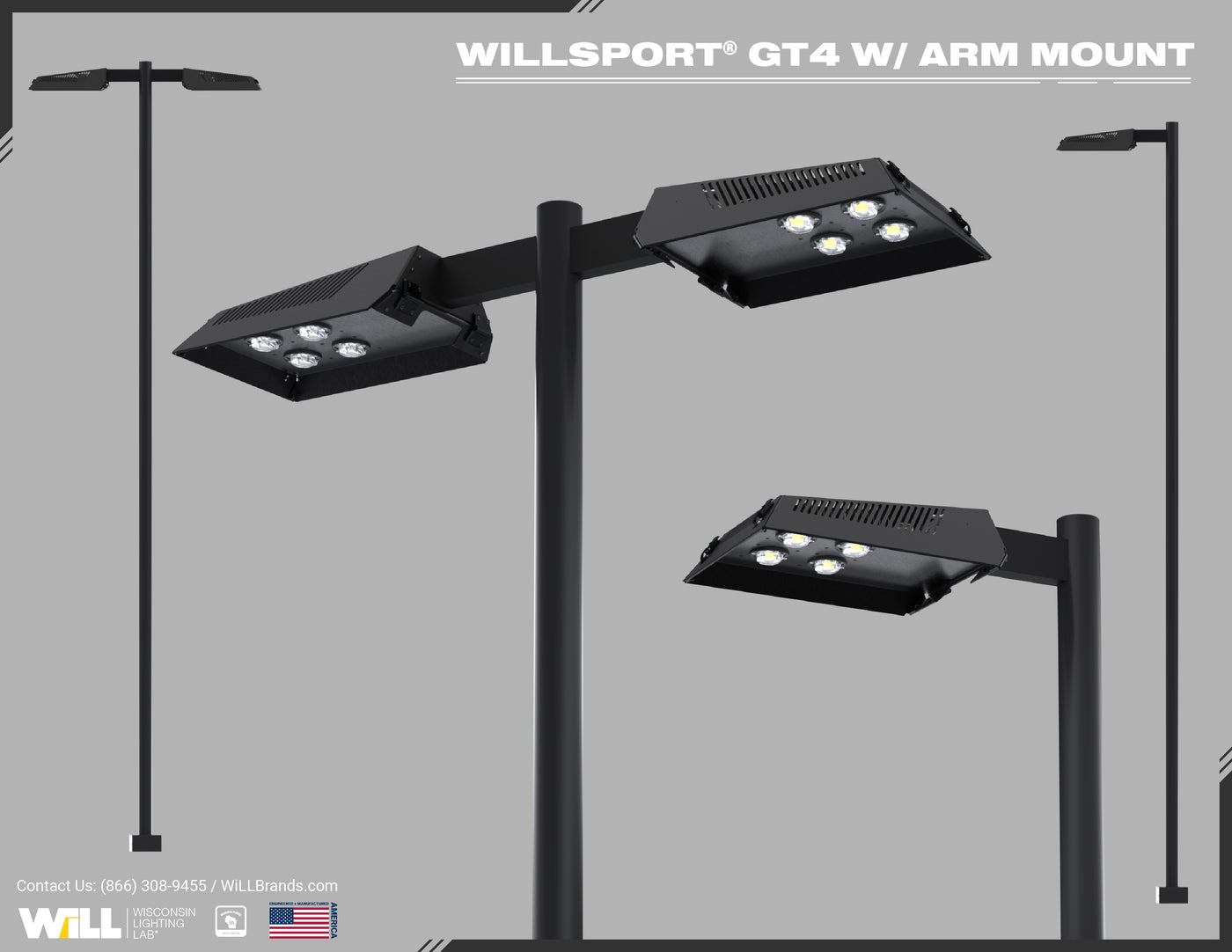 WiLLsport® GT4 W/ Direct Arm Mount