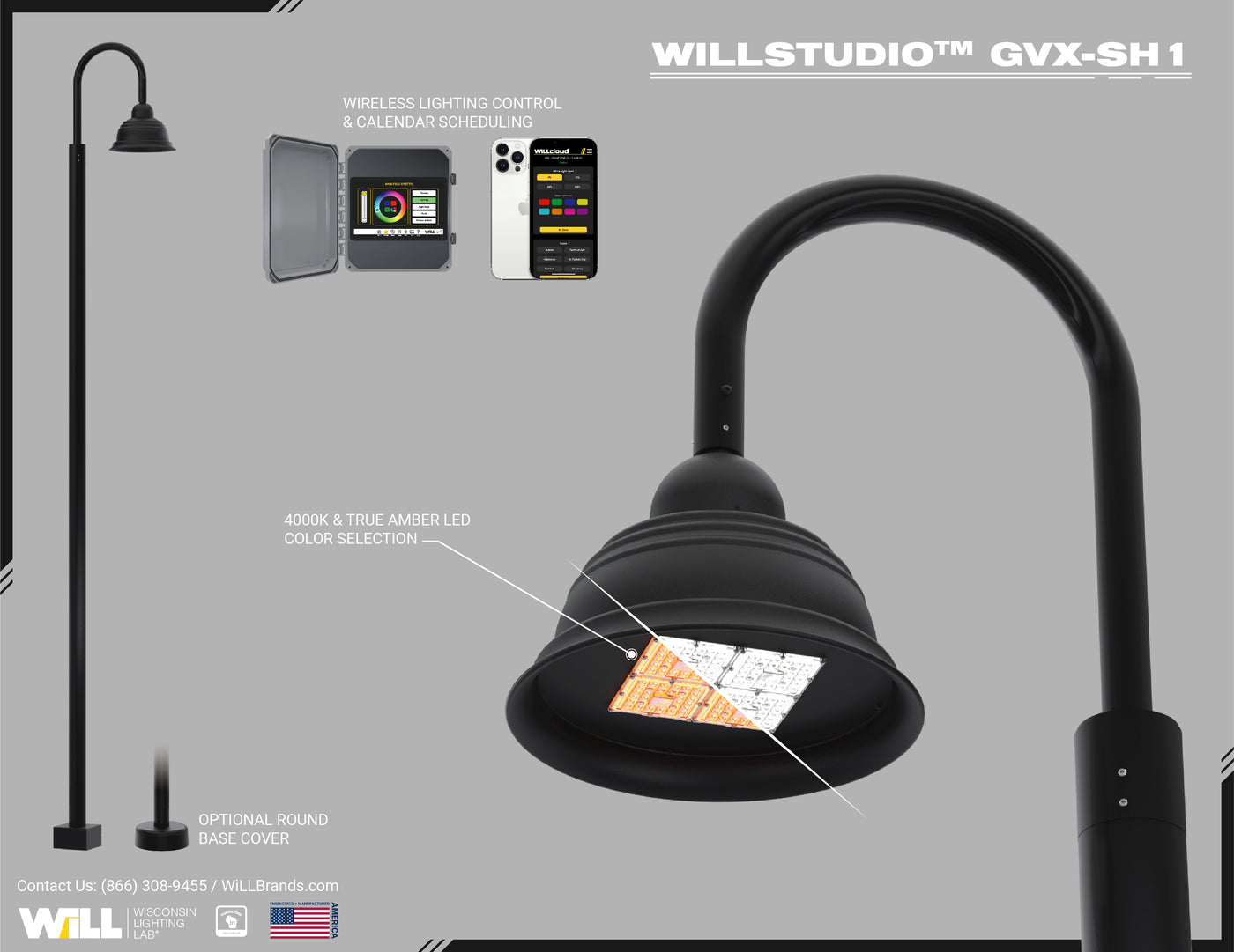 WiLLstudio™ DRX + GVX with Wireless Controls and Color Selection Abilities