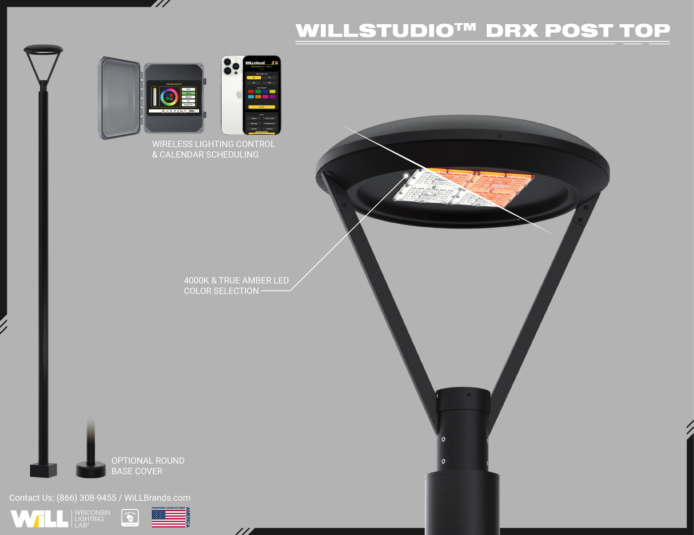 WiLLstudio™ DRX + GVX with Wireless Controls and Color Selection Abilities