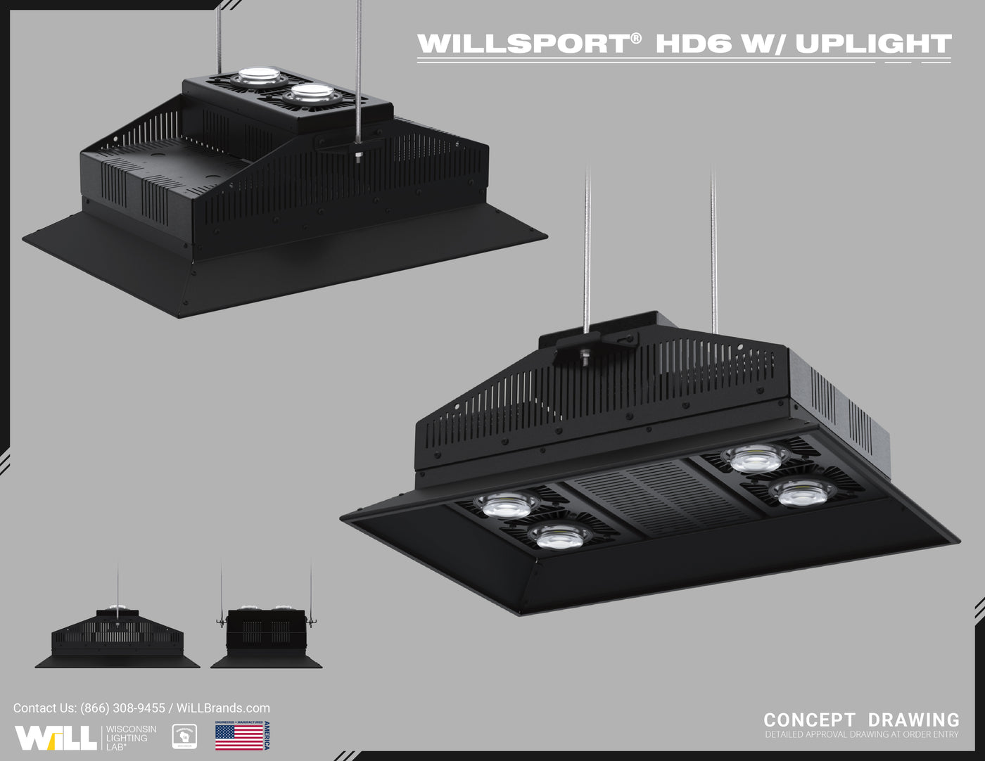 WiLLsport® HD6 w/ Uplight