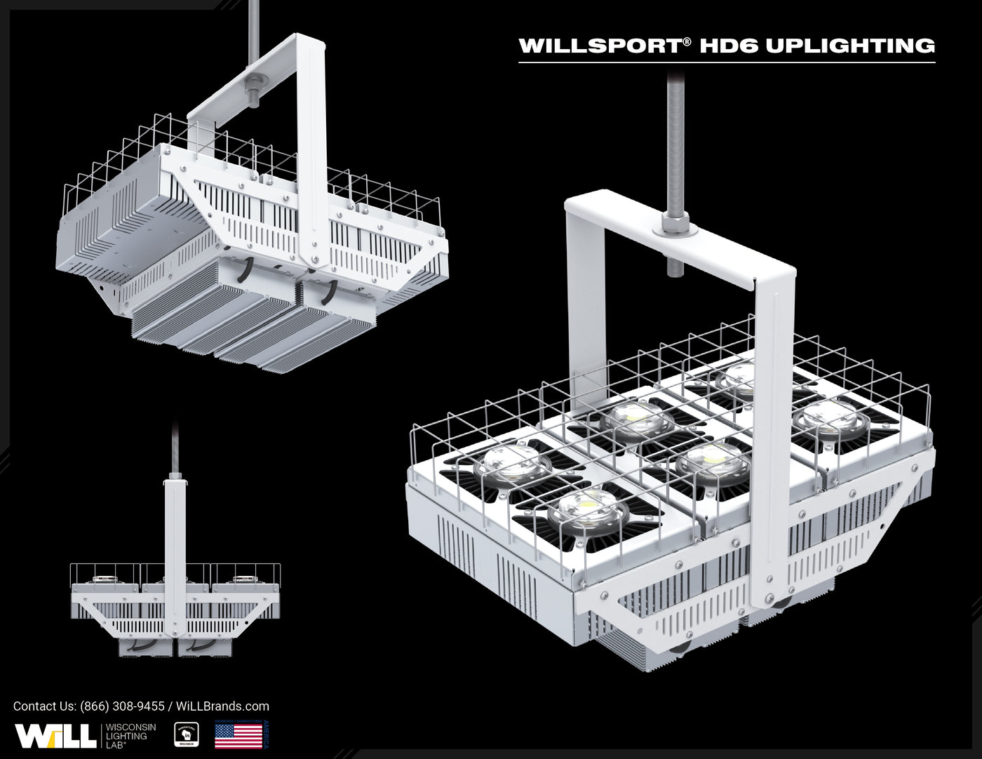 WiLLsport® HD6 Uplighting
