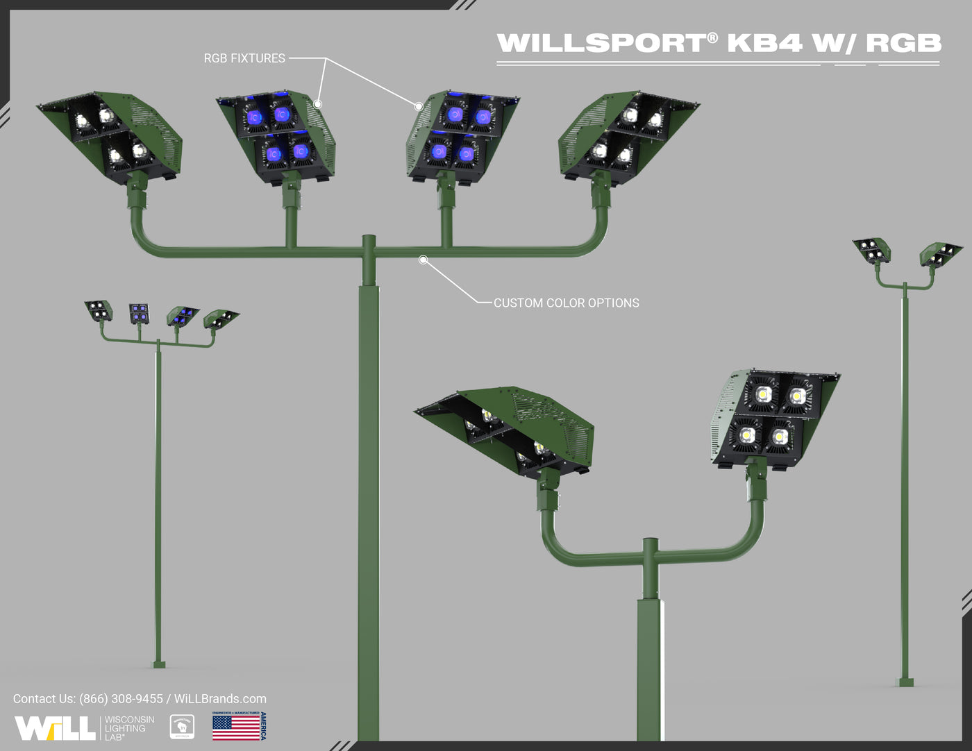 WiLLsport KB4 on Bullhorn with RGB