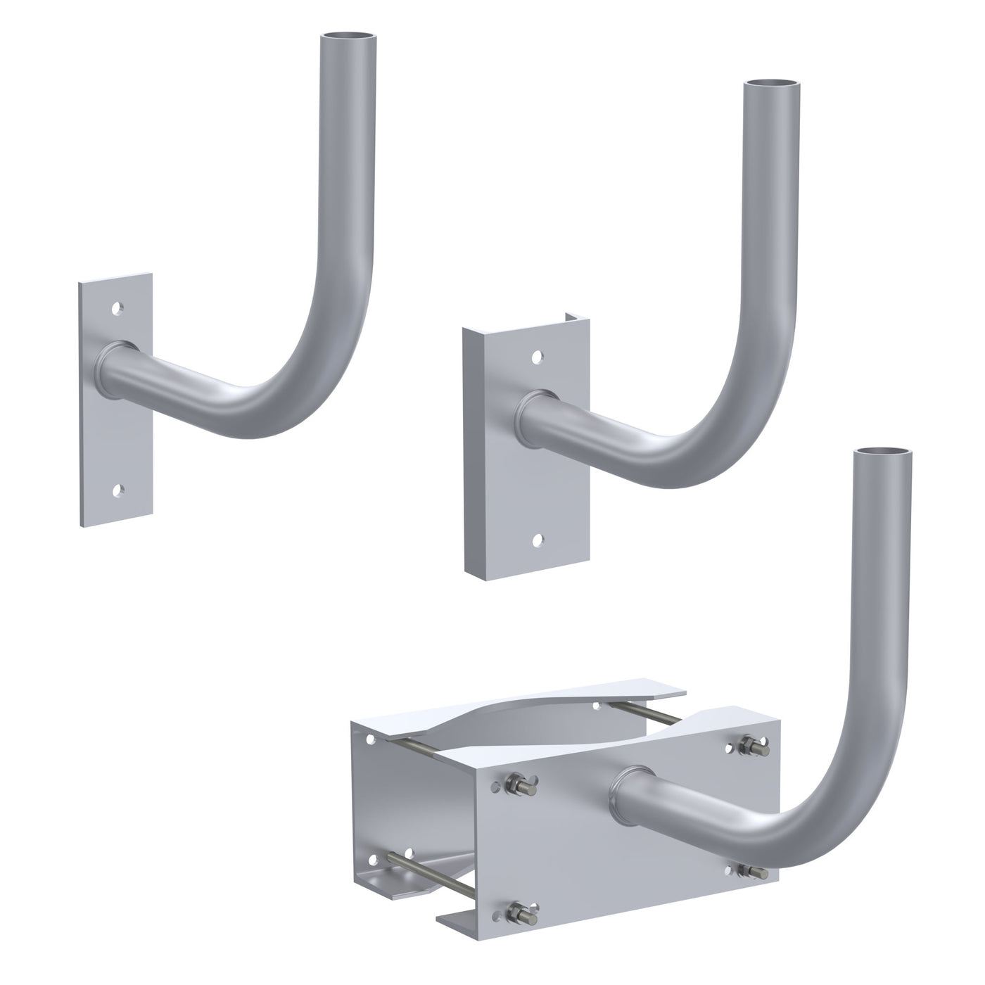 NAFCO® ABH-1 Single Arm Aluminum Bullhorn Brackets