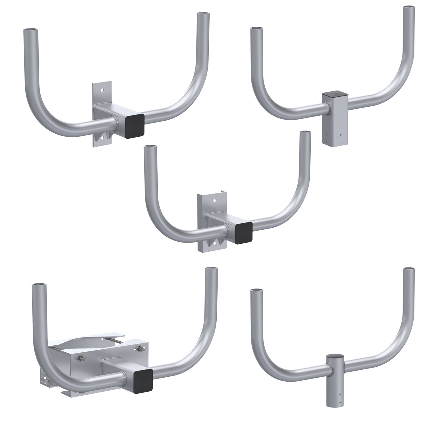 NAFCO® ABH-2 Double Arm Aluminum Bullhorn Brackets