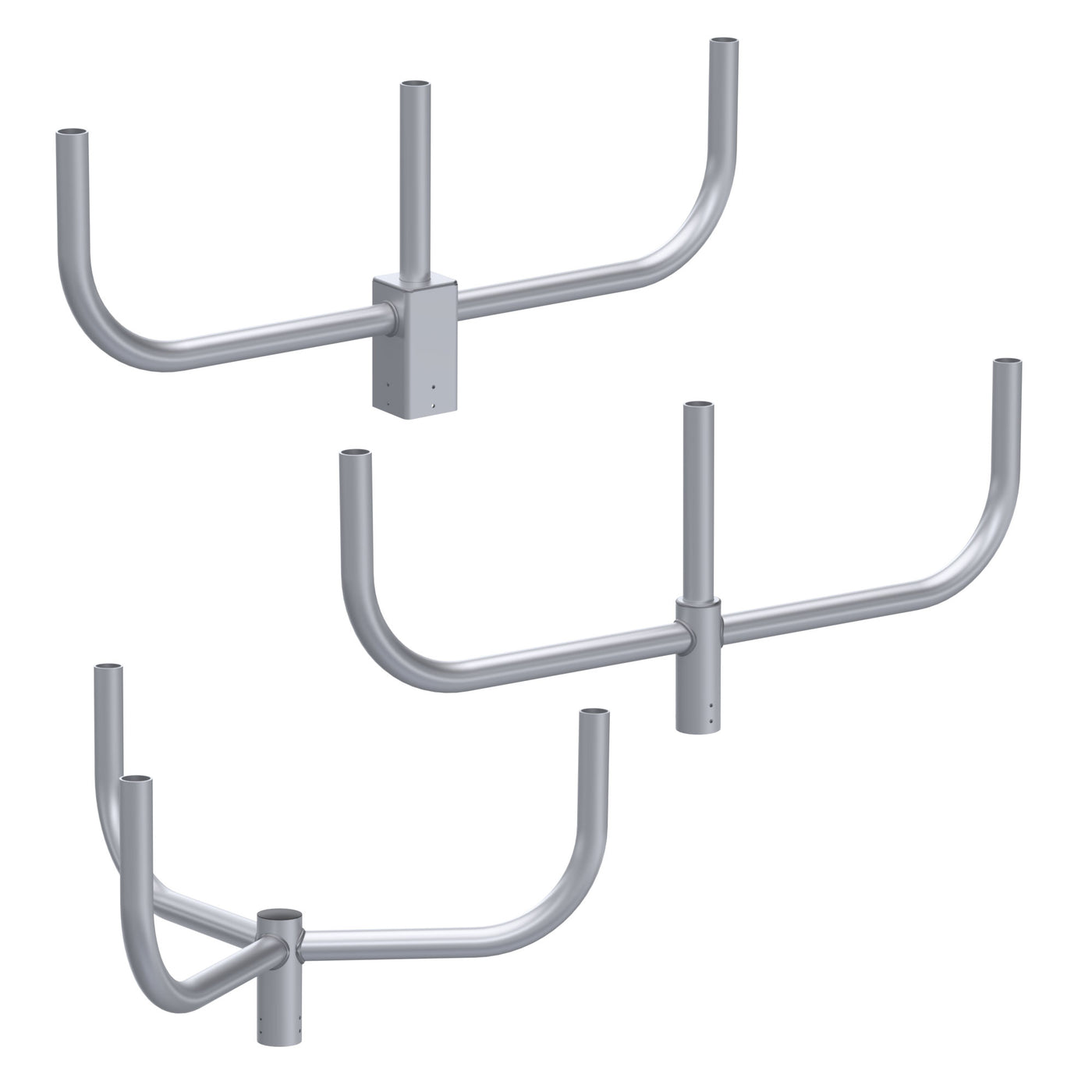 NAFCO® ABH-3 Triple Arm Aluminum Bullhorn Brackets