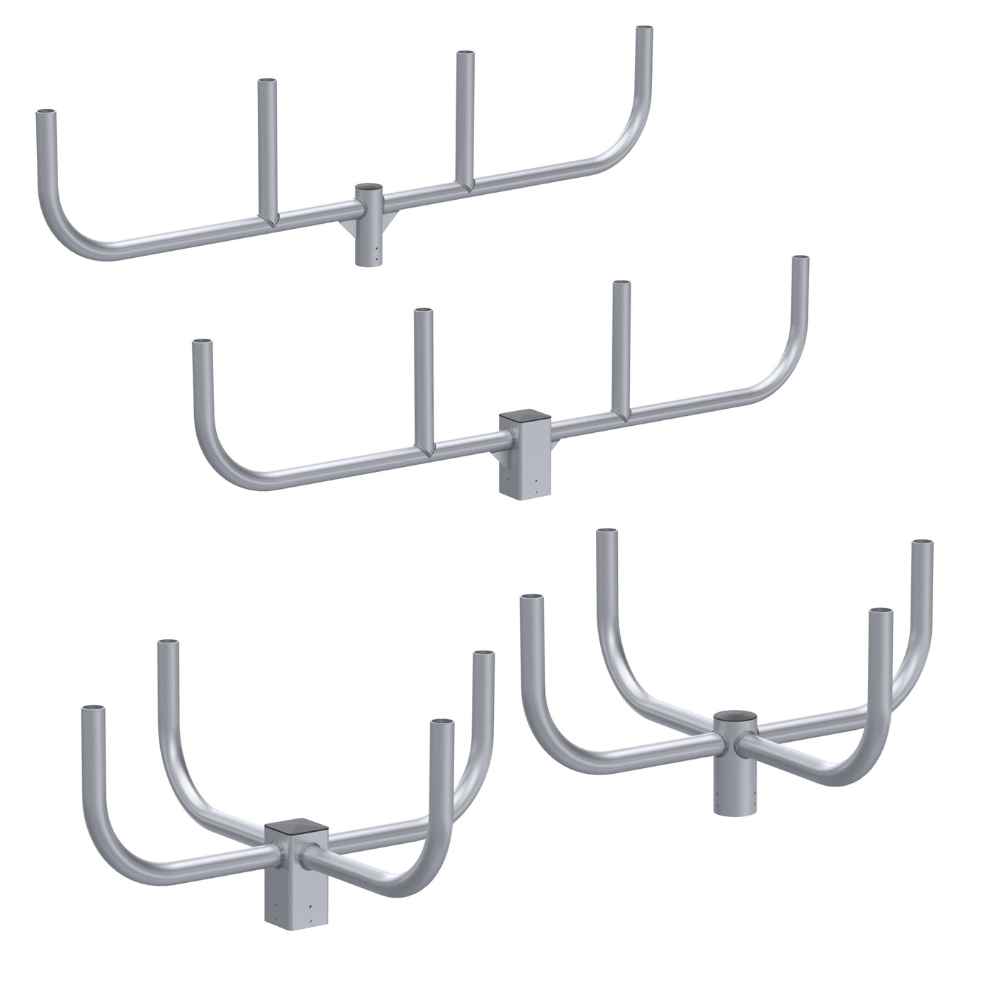 NAFCO® ABH-4 Quad Arm Aluminum Bullhorn Brackets