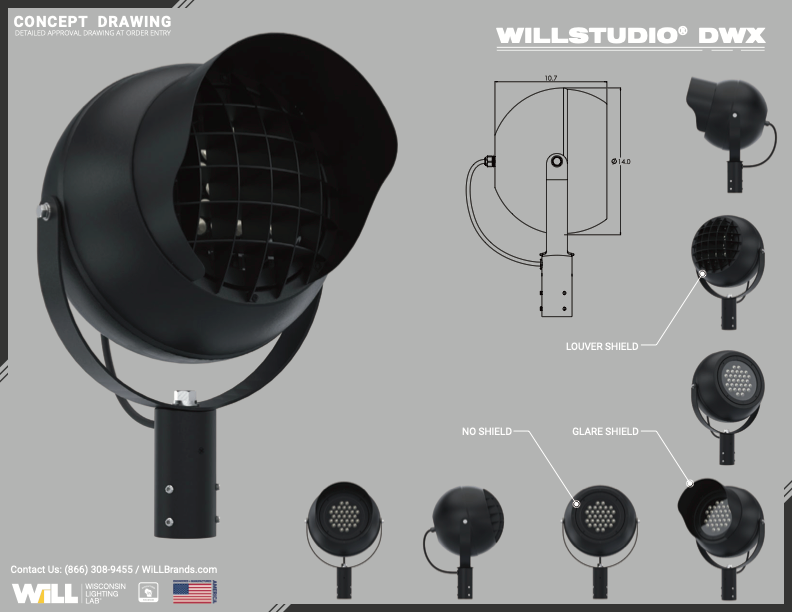 WiLLstudio® DWX Modern Floodlight