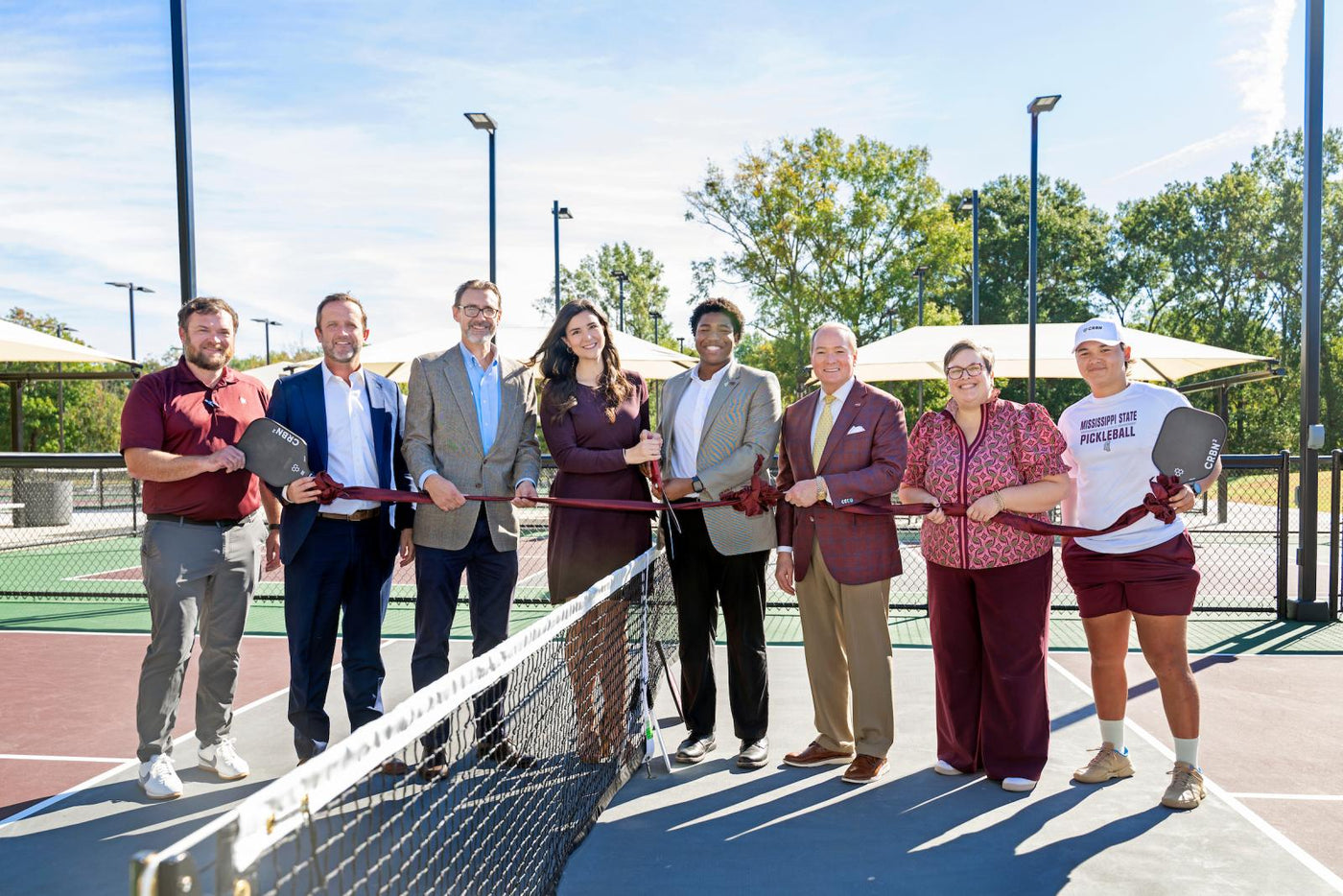 Mississippi State University: University Recreation opens new MSU pickleball courts at Sanderson
