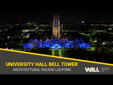 University of Toledo Clock Tower RGB Lighting + Wireless Controls | Toledo, Ohio