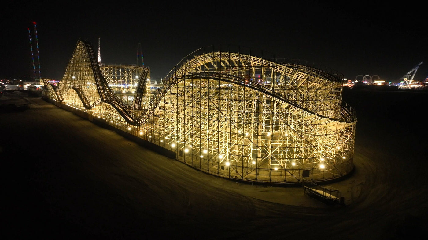 LumenRadio: Thrills, lights and rock-solid wireless: how WiLL lit up Morey's Piers' Great White Roller Coaster