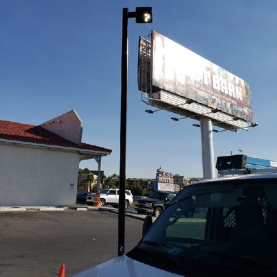 Replacement Light Pole & LED Shoebox Light Fixture In Las Vegas, NV