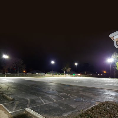 Steel Light Poles for Texas-Based Church's Parking Lot Project