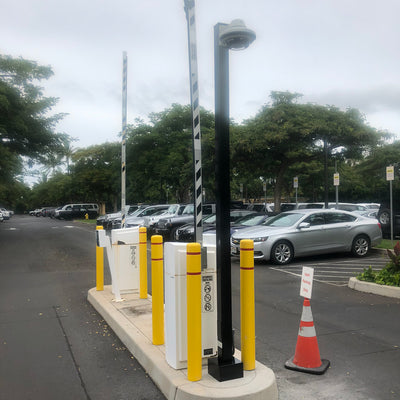 Light Poles for Security Camera System Application