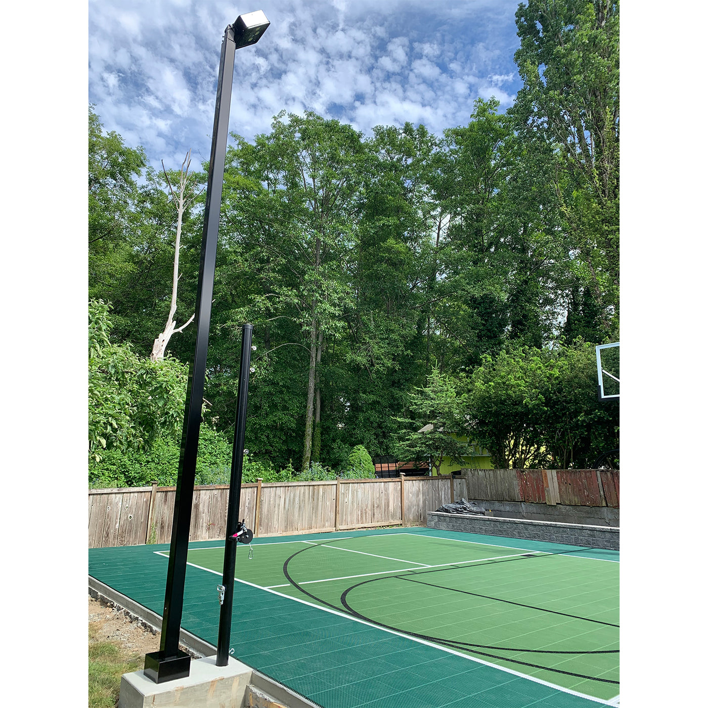 Tacoma, Washington LED Lighting System for Backyard Sports Court