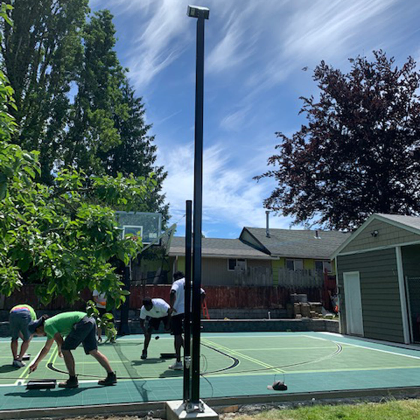 Tacoma, Washington LED Lighting System for Backyard Sports Court