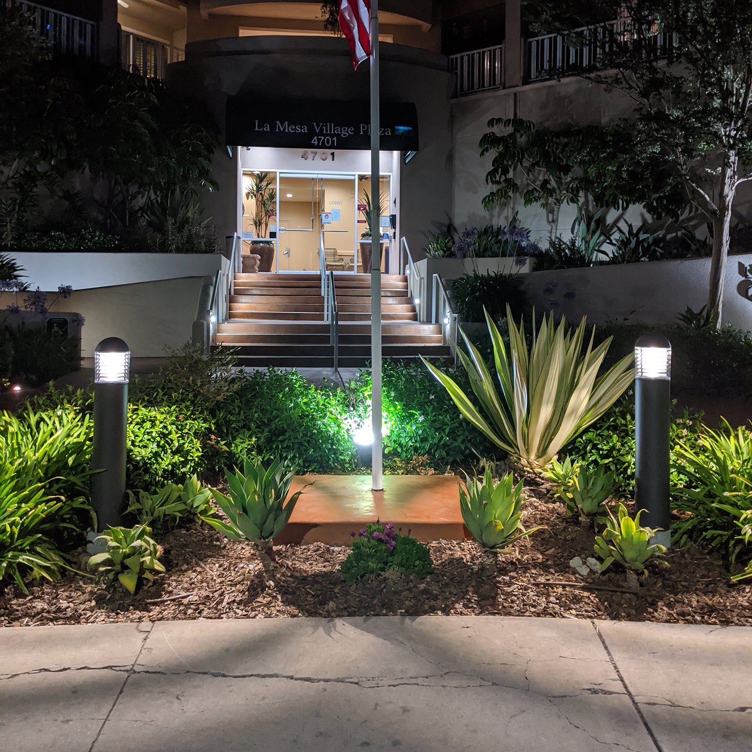 Consild Ramp Lighting Condo Complex LED Bollard Walkway Lighting Application – Wisconsin ...