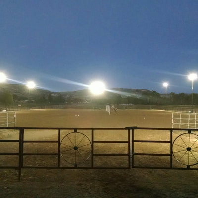 LED Shoebox Fixtures For Nashwa Farms Equestrian Arena