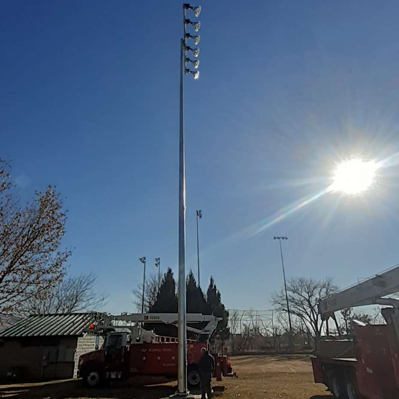 Led Replacement Project LED Fixture + Light Pole Replacement Project for Salt Lake City Park ...