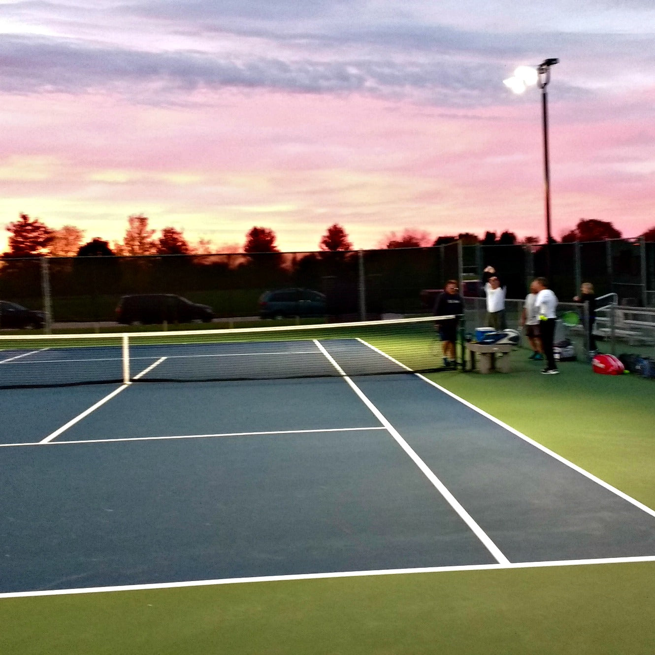 Antigo High School Tennis Court - Full LED Lighting Package