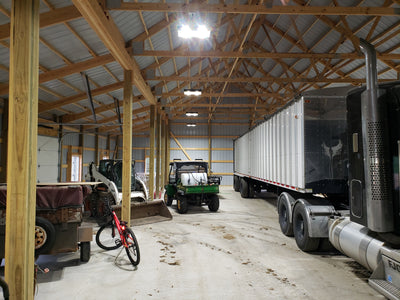 Fjord Trucking Shed Interior + Exterior LED Lighting Project