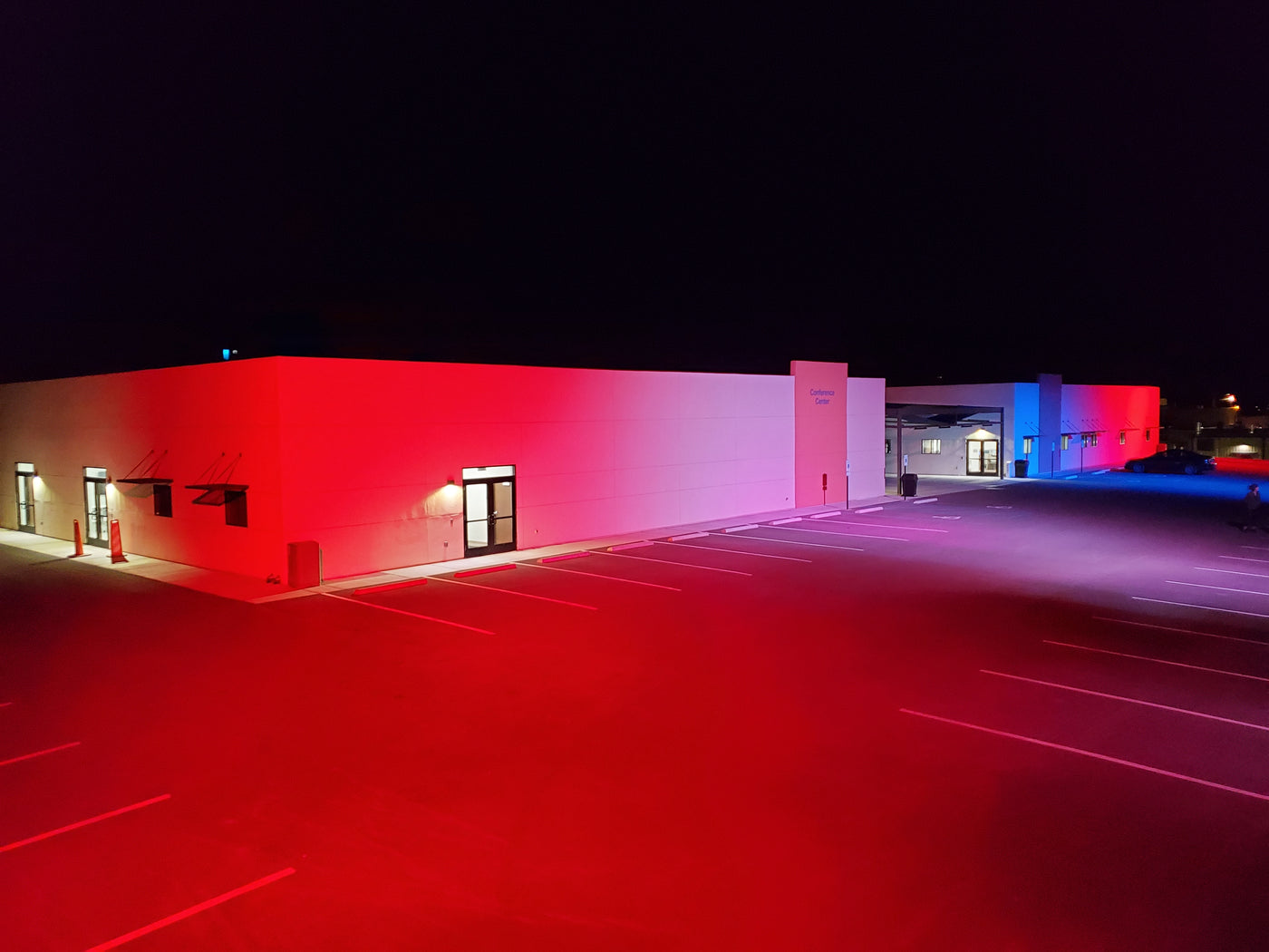 Gerald Champion Regional Medical Center RGB LED Lighting Project | Alamogordo, New Mexico