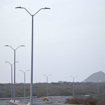 Fiberglass Roadway Light Poles