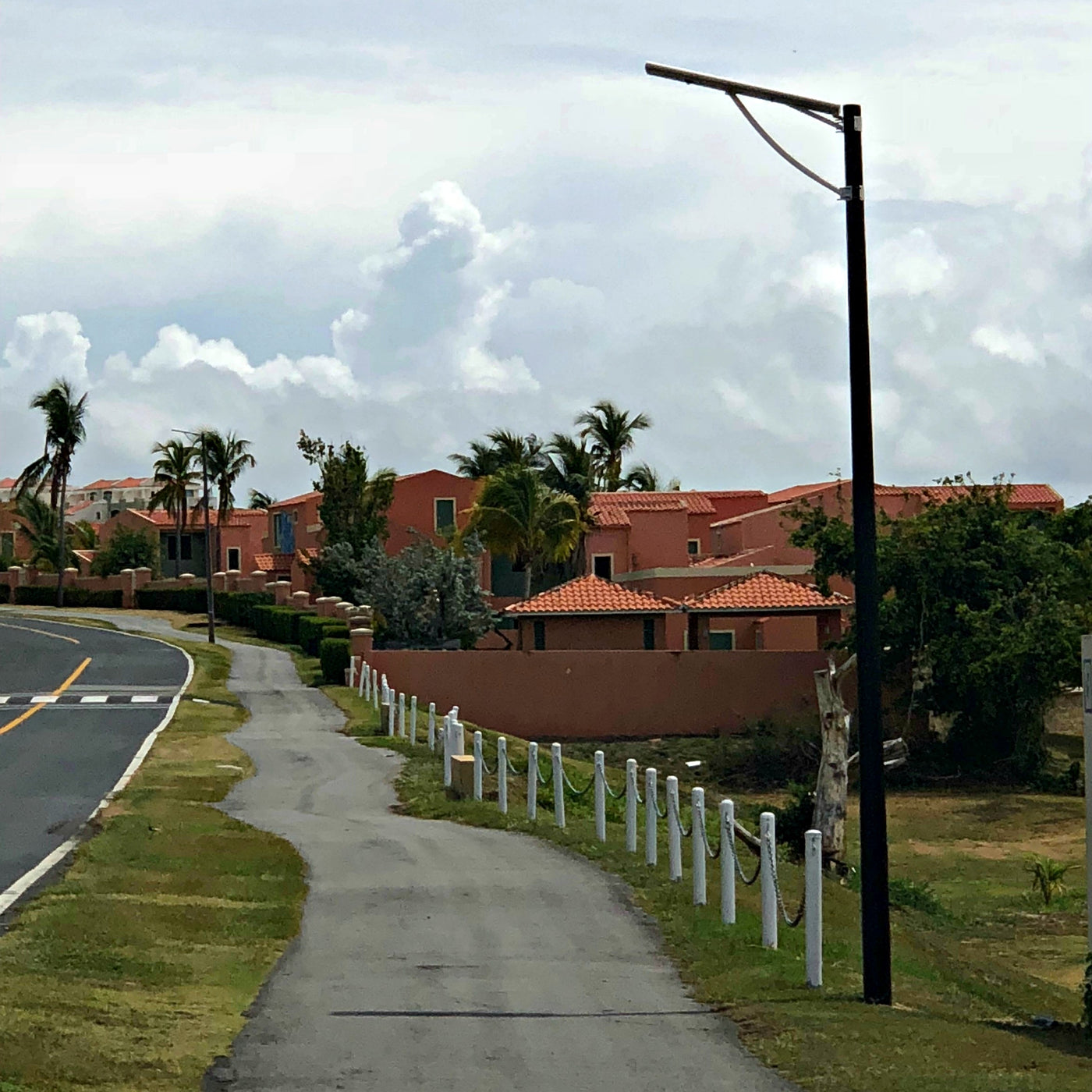 Fiberglass Light Poles for Sidewalks & Roadways in Puerto Rico