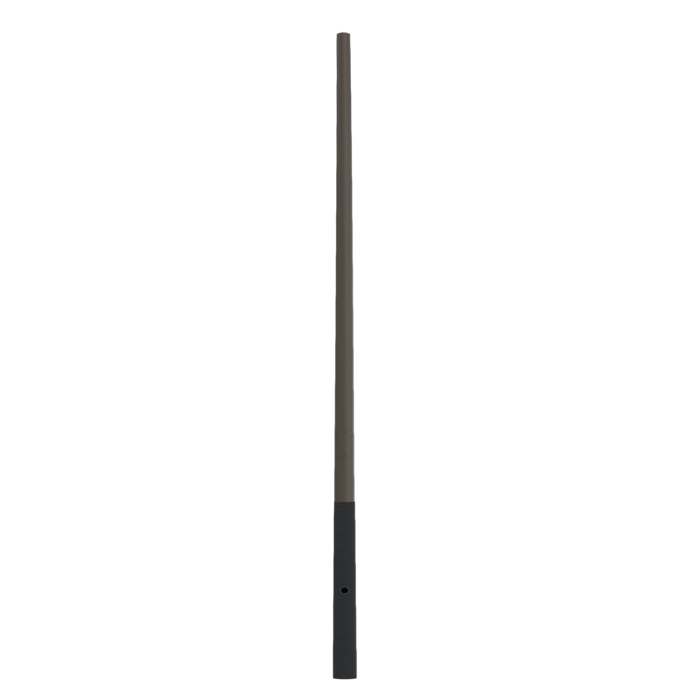 Round Tapered Aluminum Direct Burial Light Pole - Full Pole