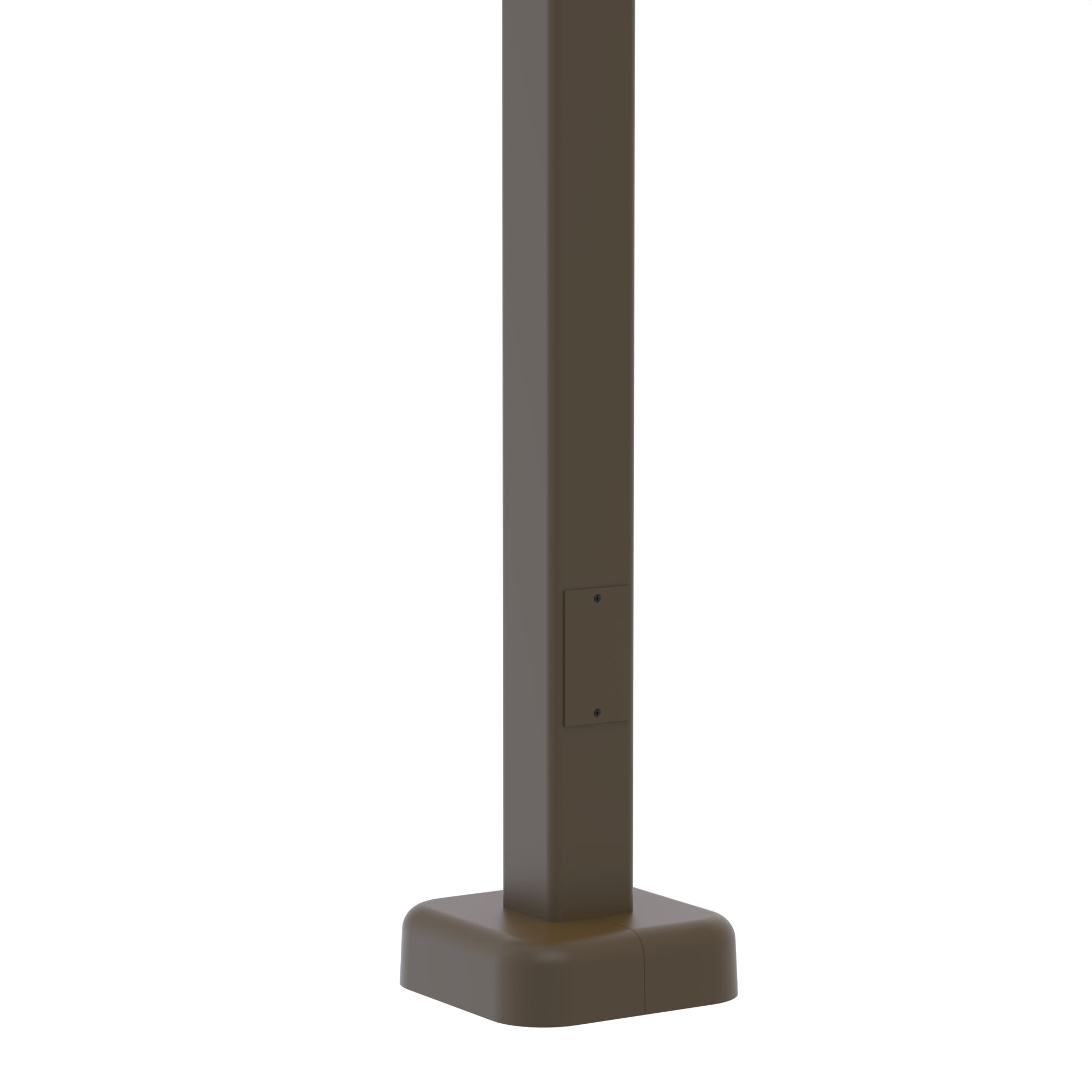 Square Straight Aluminum Hinged Base Light Poles – Wisconsin Lighting ...