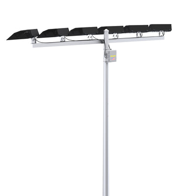 Sports Pole with Cross Arm - Shown with WiLLsport KBX LED Light Fixtures