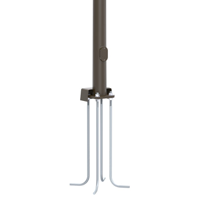 Round Tapered Steel Anchor Base Light Pole with Anchor Bolts