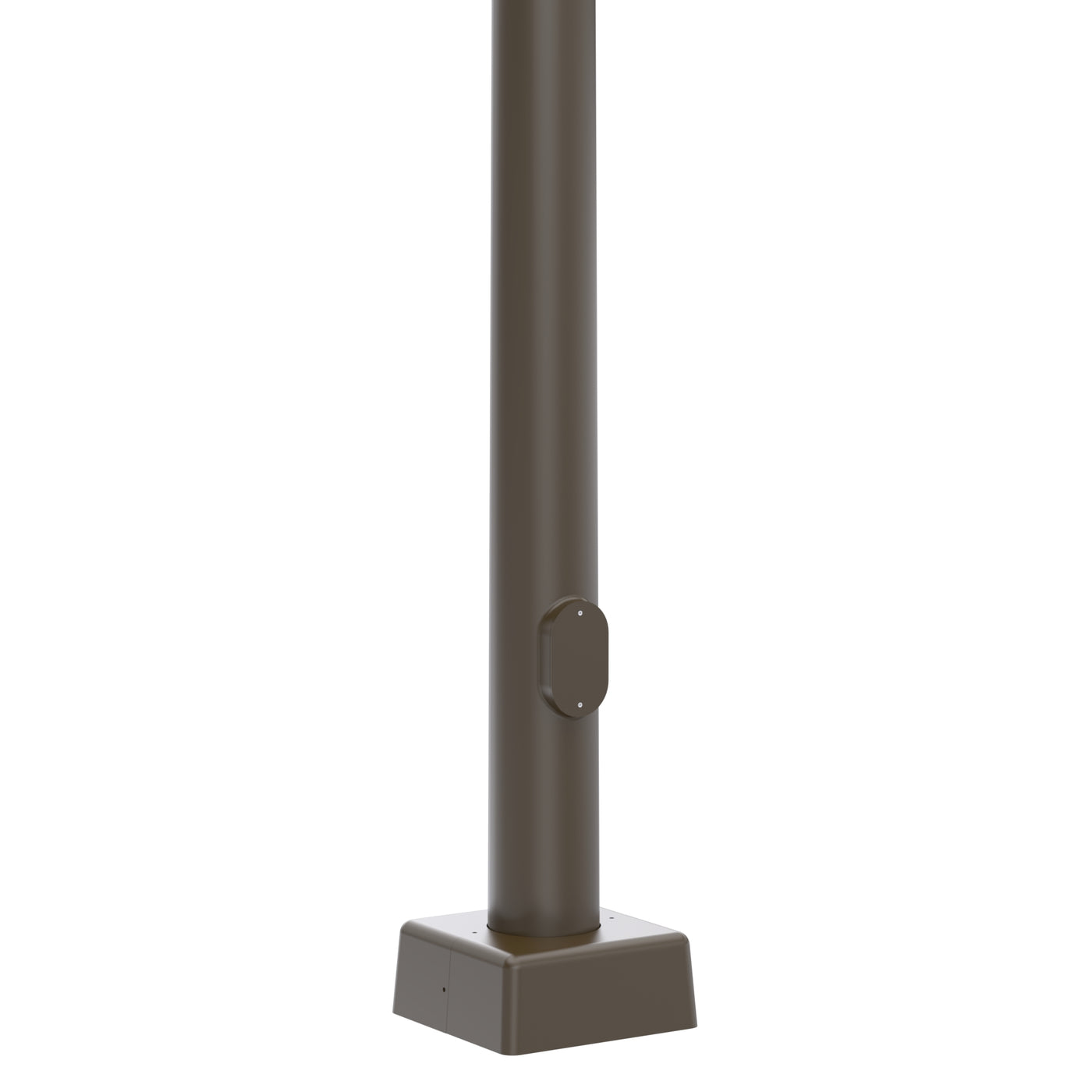 Round Tapered Steel Anchor Base Light Pole