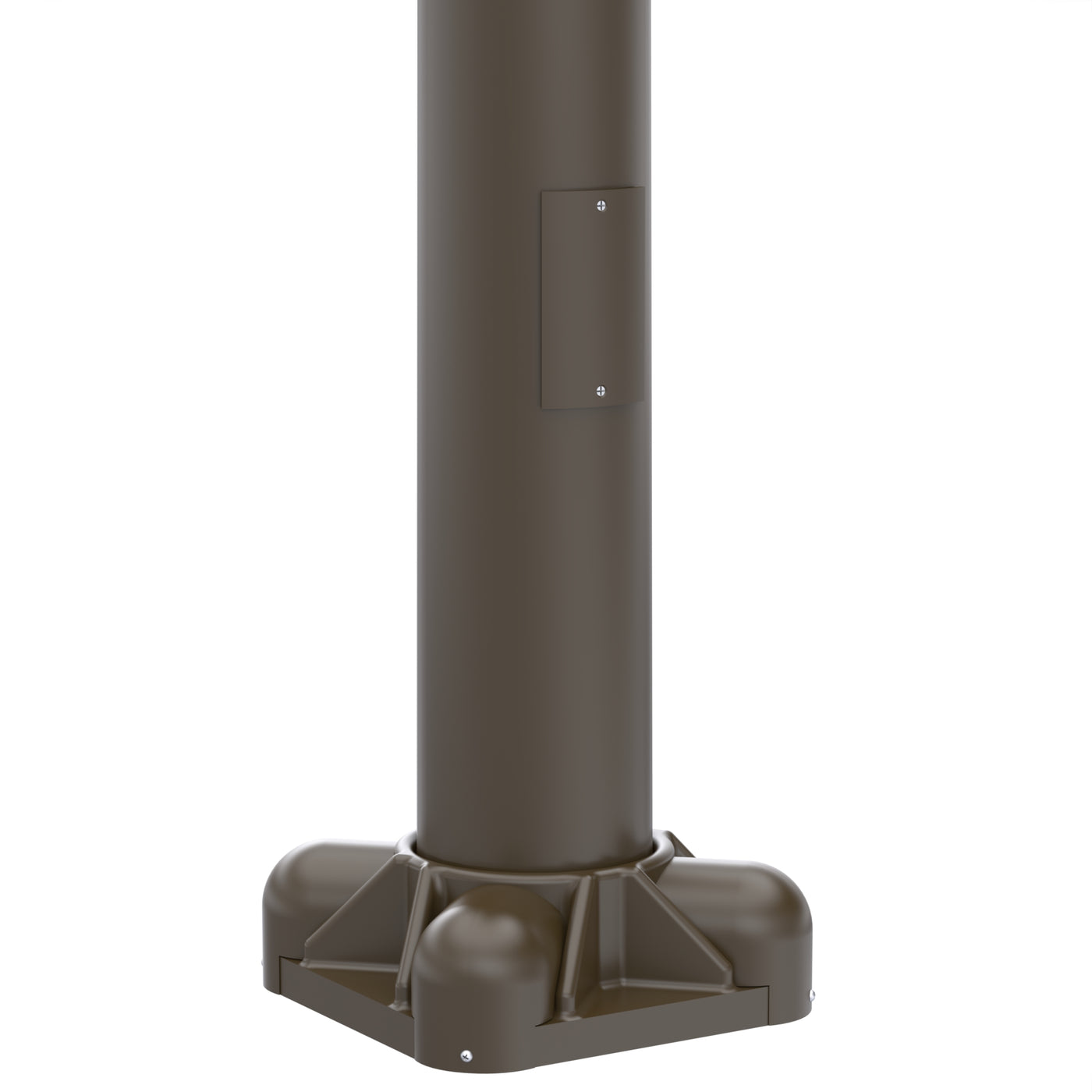 Round Tapered Aluminum Anchor Base Light Poles – Wisconsin Lighting Lab ...