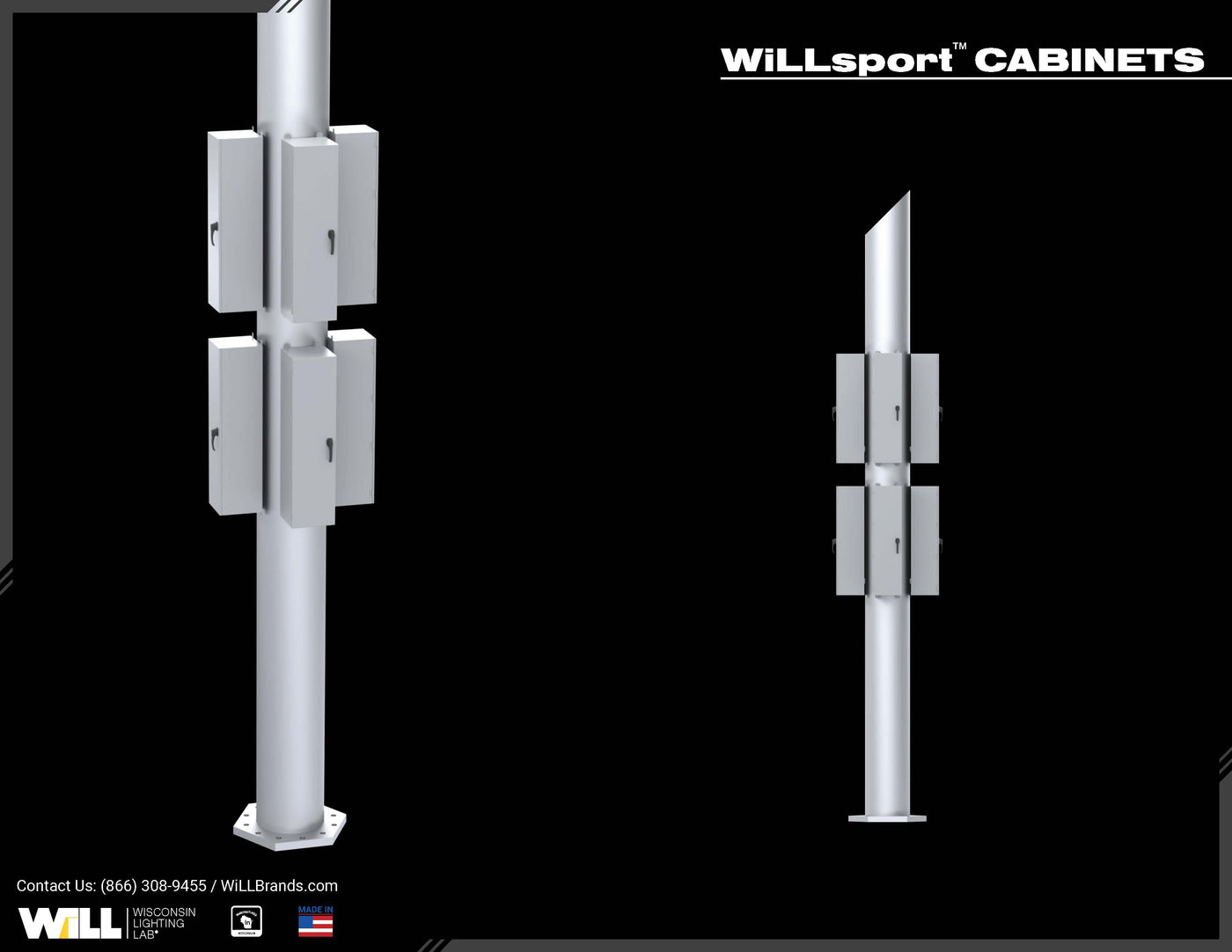 WiLLsport® Remote Power Cabinets