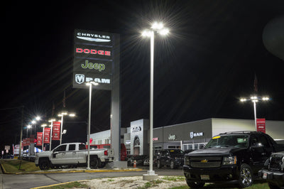 Creating Brighter Front Lines for Antioch Auto Dealership - Full LED Lighting Package