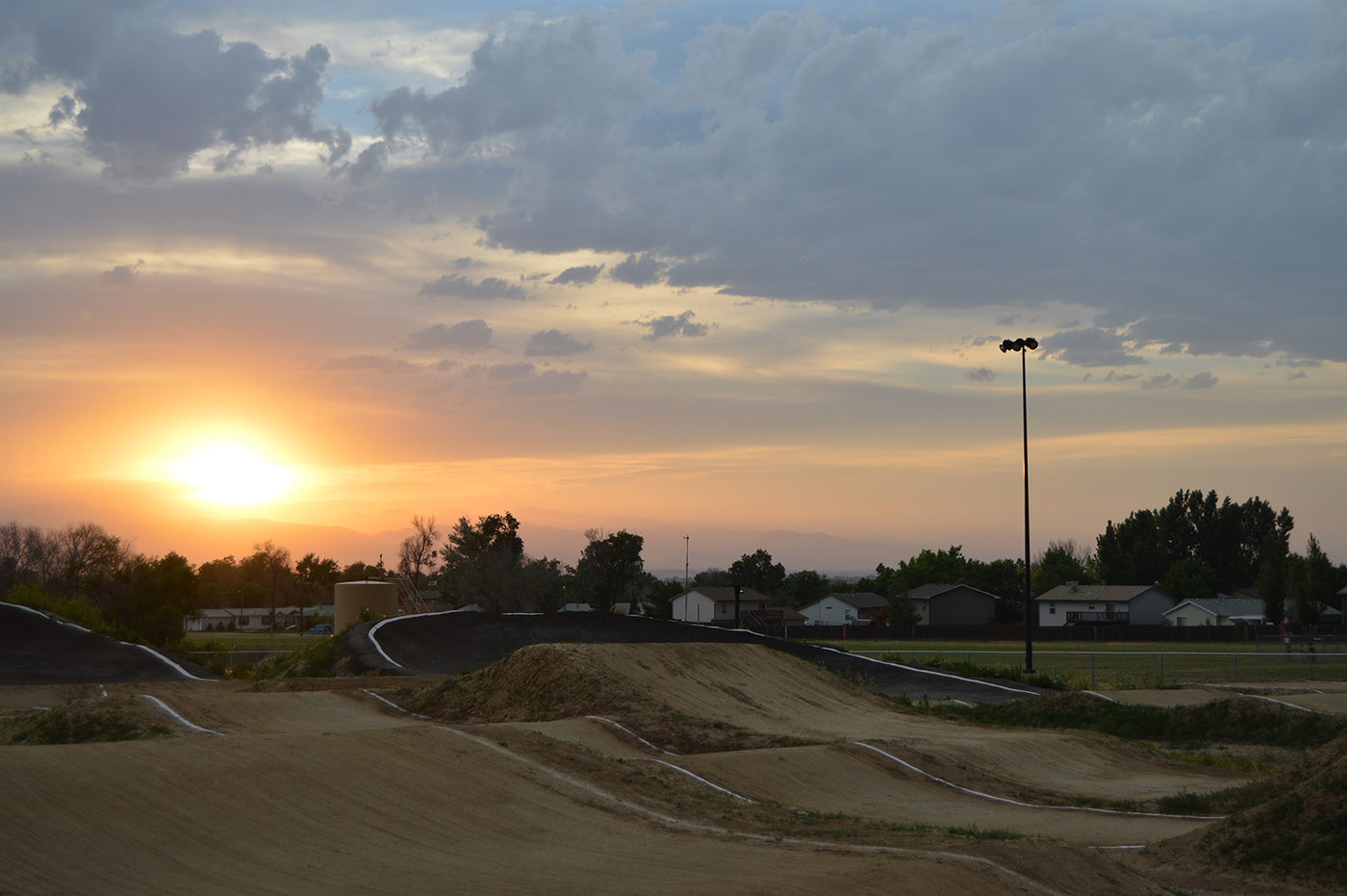 Dacono BMX | Round Tapered Steel Light Poles & Custom Brackets