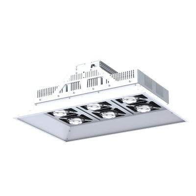WiLLsport HDX High Bay and Sports LED Light Fixture with Shroud
