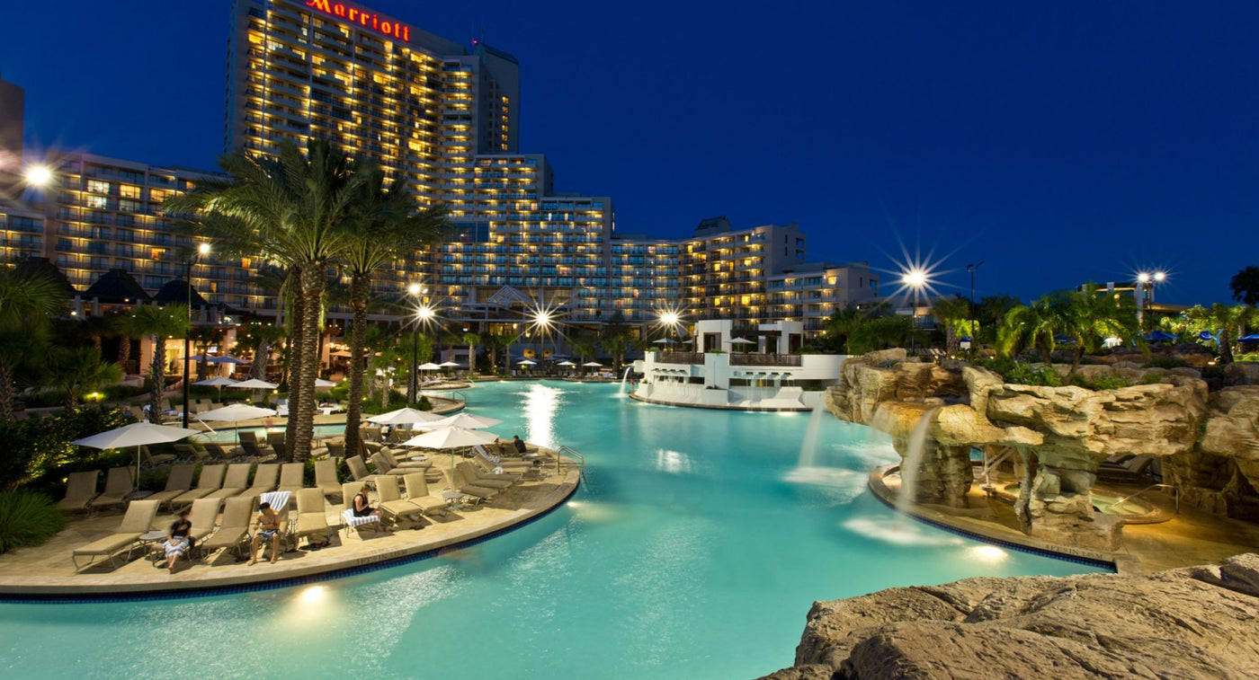 Poolside Lighting at the Marriott World Center | Orlando, Florida