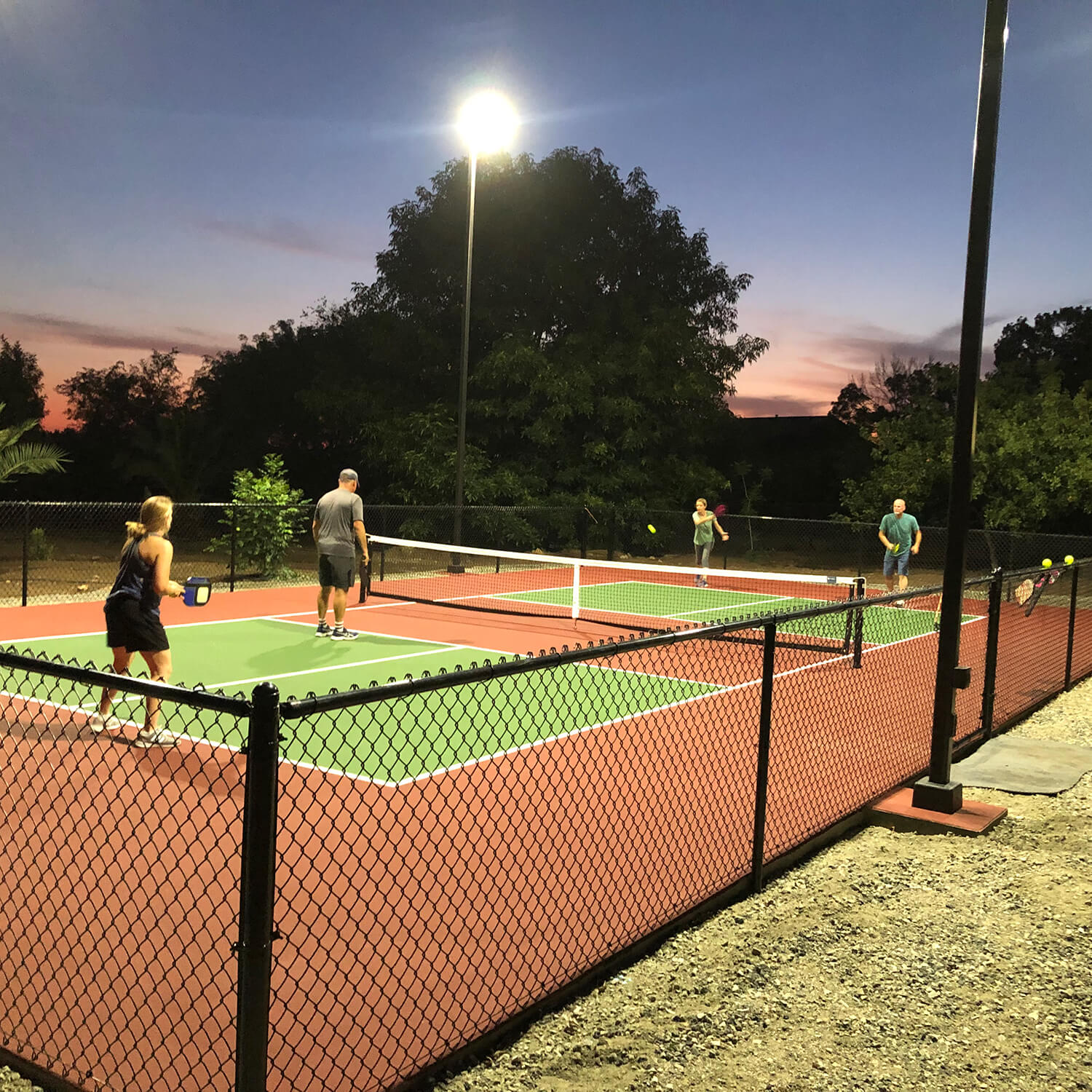Backyard Pickleball Court Complete LED Lighting Upgrade – Wisconsin ...