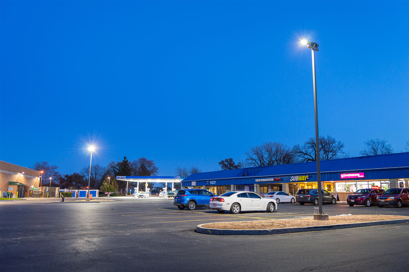 Pioneer Plaza Parking Lot Lighting | Fond du Lac, Wisconsin